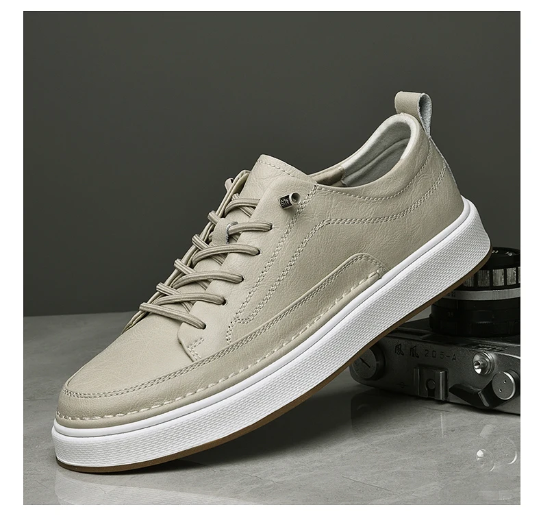 Brand Men's Genuine Leather Shoes, Comfortable Soft-soled Insoles, Men's Casual Oxford Shoes, Outdoor Sports Shoes