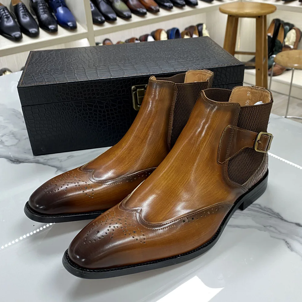 Men's Fashion Dress Leather Shoes Snake Skin Print Classic Lace-Up Oxford Formal in Wine Blue Coffee Black - Pointed Toe