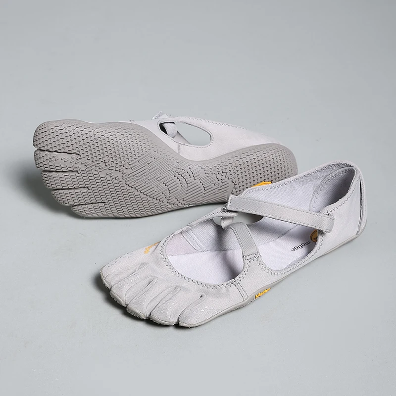 Women Five Finger Yoga Shoes Non-Slip Barefoot Training Sneakers Elastic Cross-Strap Pilates Flats Breathable Fitness Gym Dance
