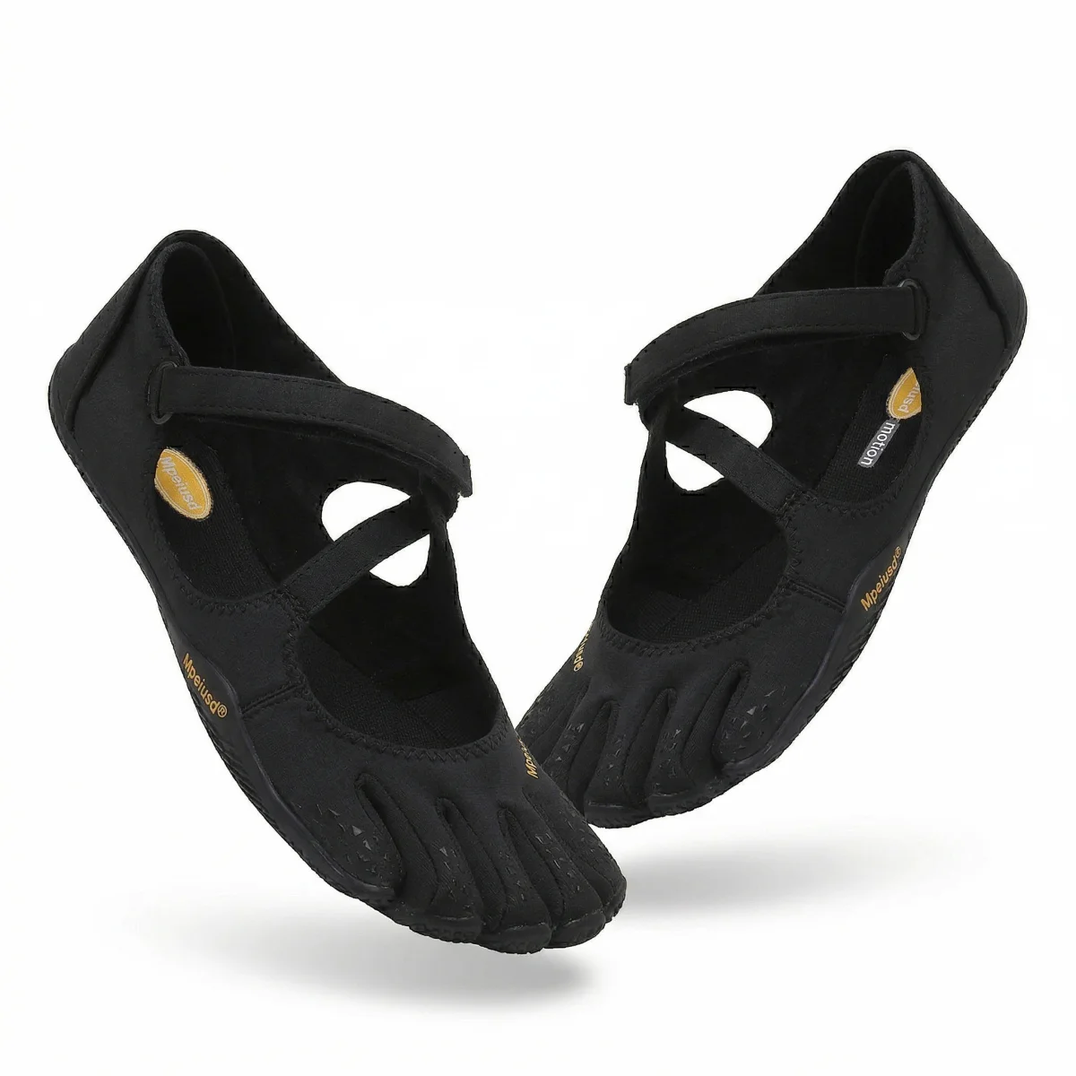 Women Five Finger Yoga Shoes Non-Slip Barefoot Training Sneakers Elastic Cross-Strap Pilates Flats Breathable Fitness Gym Dance
