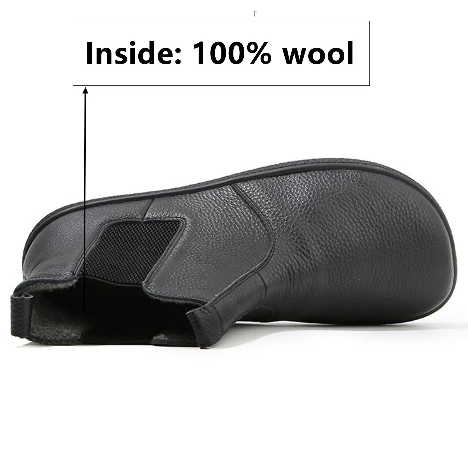 Barefoot Leather Boots With Wool Linning Inside For Women man Zero Drop Wider Toes Box