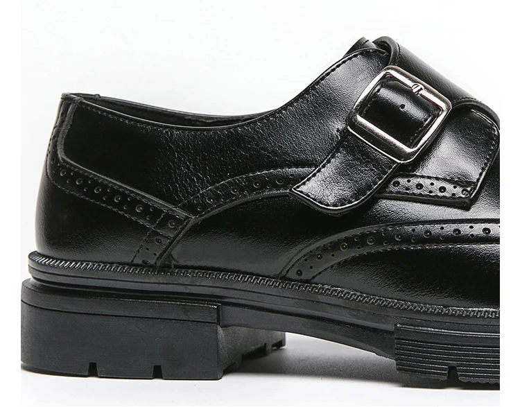 Fashion Formal Wedding Shoes Men Trend Casual Business Leather Shoes For Men High Quality Social Brogues Leather Shoes Male