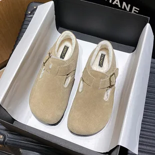 Retro British-style loafers with tassels, chunky heels, thick soles, and height-increasing features for women