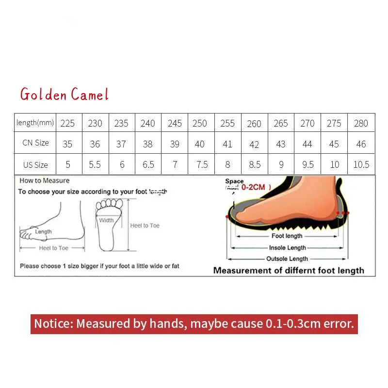 GOLDEN CAMEL Men's Winter Snow Boots Thick-Soled Non-Slip Cotton Shoes with Climb Heating Velvet Warm High-top Boot Cold Weather