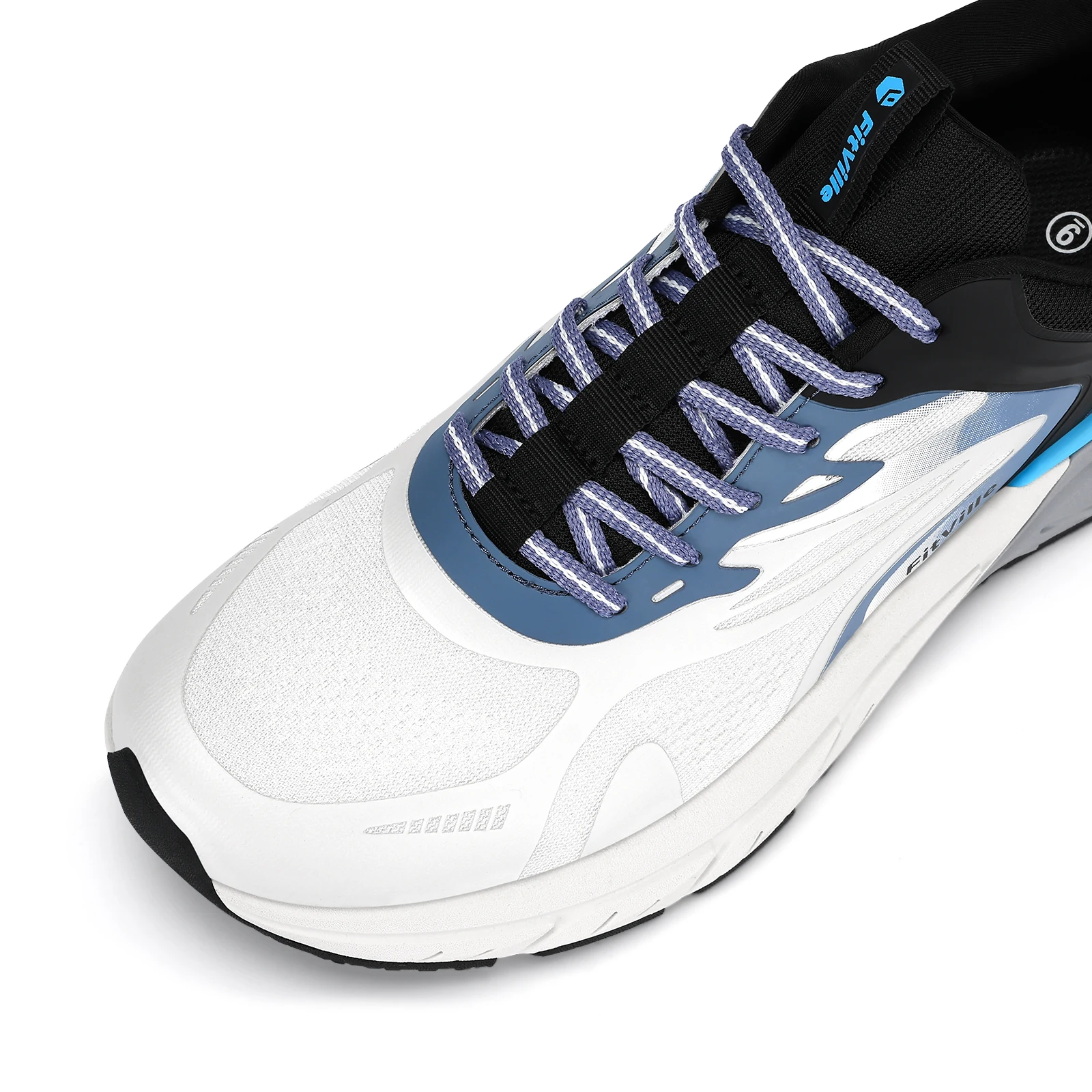FitVille Men's Sports Shoes Wide Toe Walking Shoes for Men Breathable Cushioned Casual Sneakers for Swollen Feet Arch Support