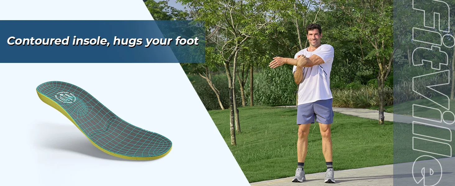 FitVille Men's Extra Wide Width Walking Athletic Sneakers, Non-Slip Gym Workout Shoes Featuring Thicker Cushioning & Bouncy Support, Comfort Footwear for Wide Feet & Sore Feet