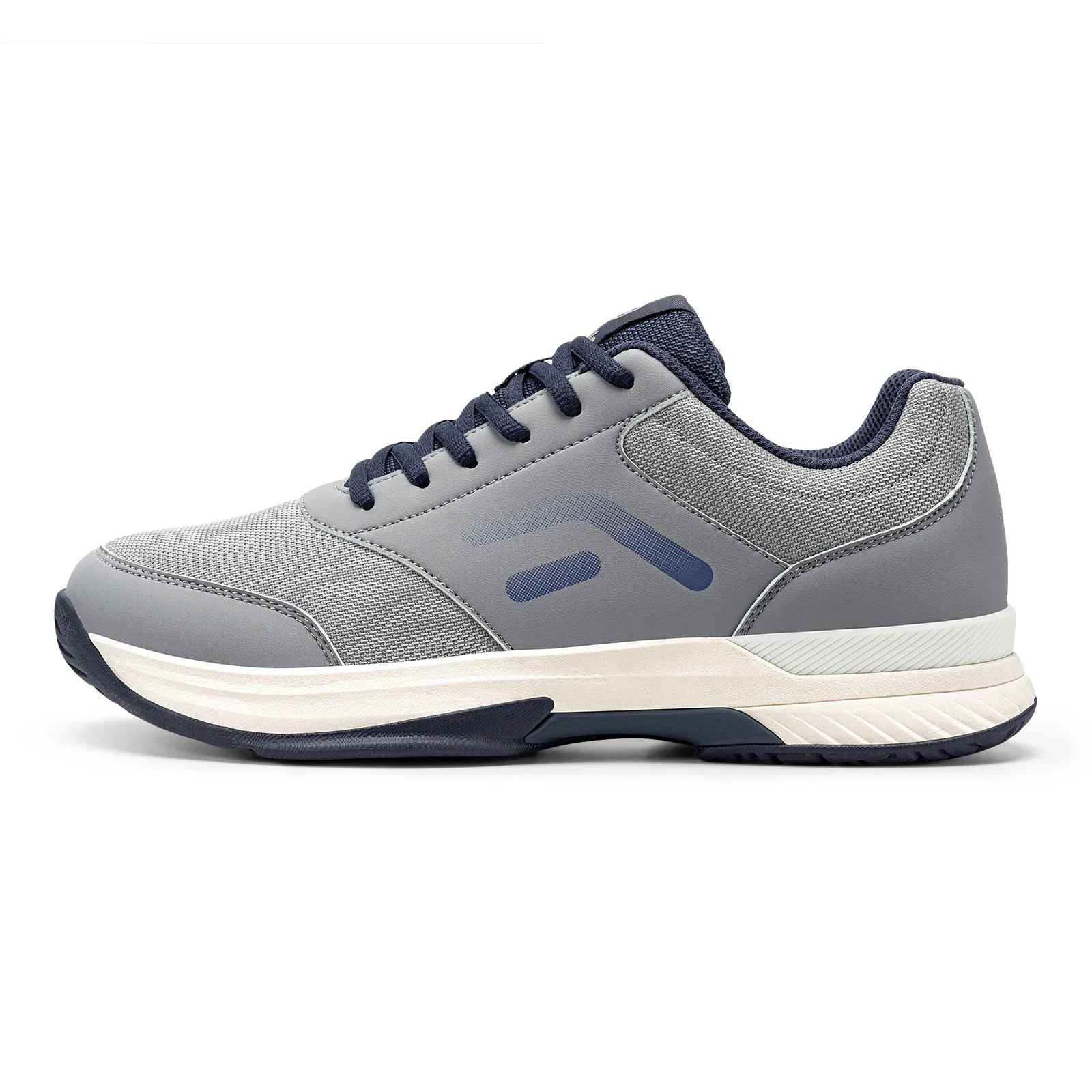 FitVille Men'S Extra Wide Pickleball & Table Tennis Shoes, Comfort Cushioned Hard Court Casual Sneakers Suitable For Baseball