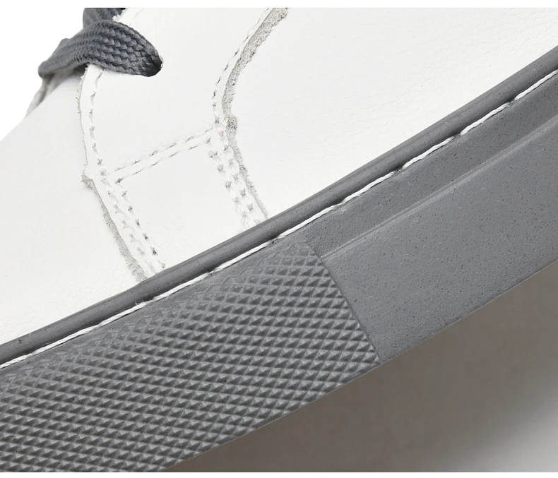 Pure Black Skateboarding Shoes Men Genuine Leather Sneakers Casual Flat Shoes Plus Big Size 48 49 50 Spring Autumn High Quality