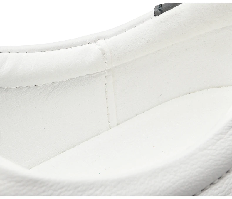 Pure Black Skateboarding Shoes Men Genuine Leather Sneakers Casual Flat Shoes Plus Big Size 48 49 50 Spring Autumn High Quality