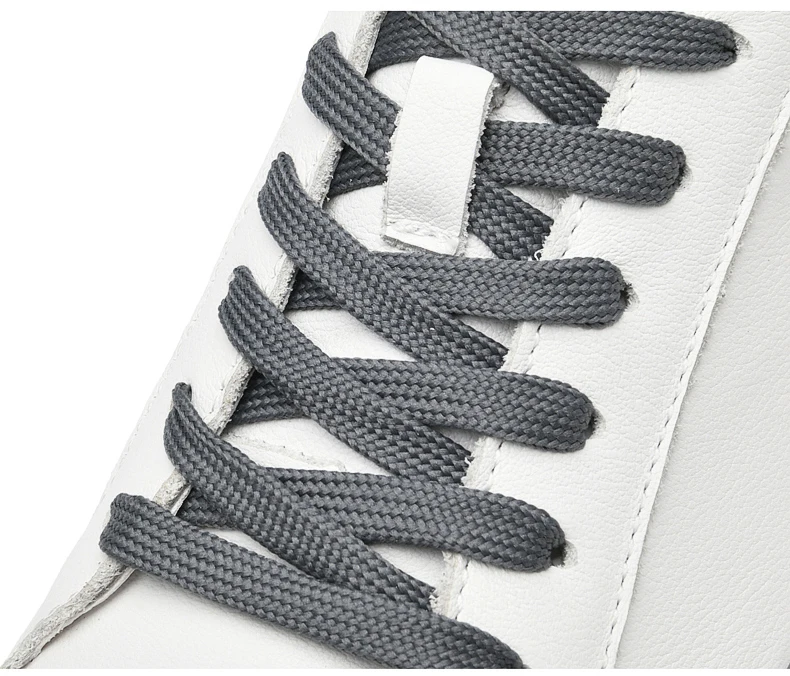 Pure Black Skateboarding Shoes Men Genuine Leather Sneakers Casual Flat Shoes Plus Big Size 48 49 50 Spring Autumn High Quality
