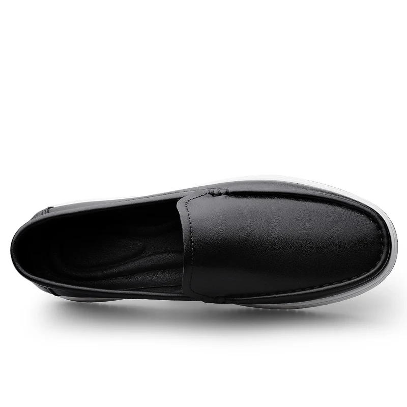 High Quality Genuine Leather Shoes Massage Soles Office Commuting Men's Business Shoes Interview Versatile Men's Driving Shoes