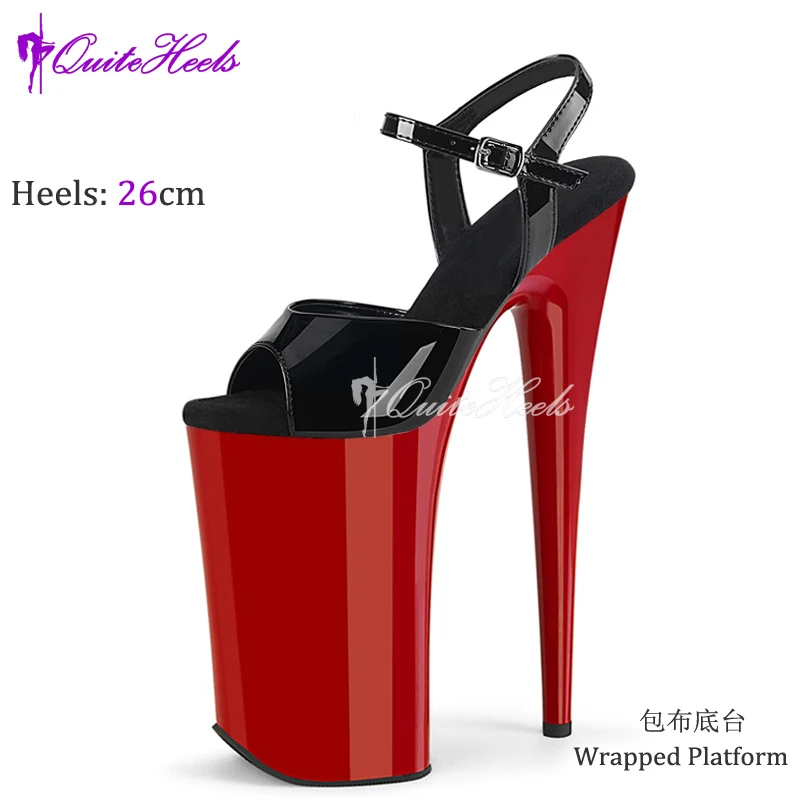 Sexy 26cm High Heels Sandals Stripper Heels Strip Pole Dance Shoes New Peep Toe Party Models Stage Show Shoes