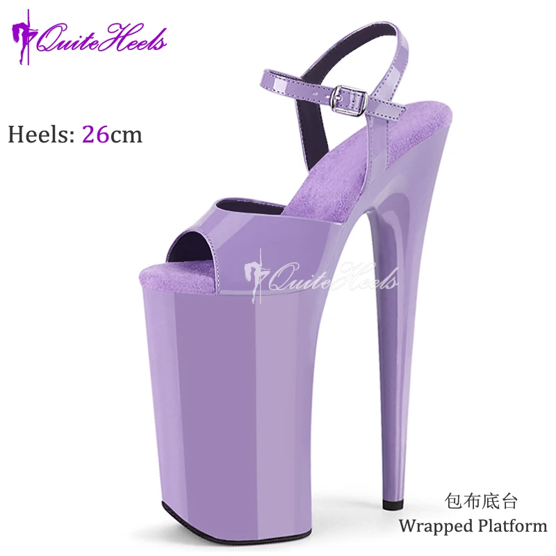 Sexy 26cm High Heels Sandals Stripper Heels Strip Pole Dance Shoes New Peep Toe Party Models Stage Show Shoes