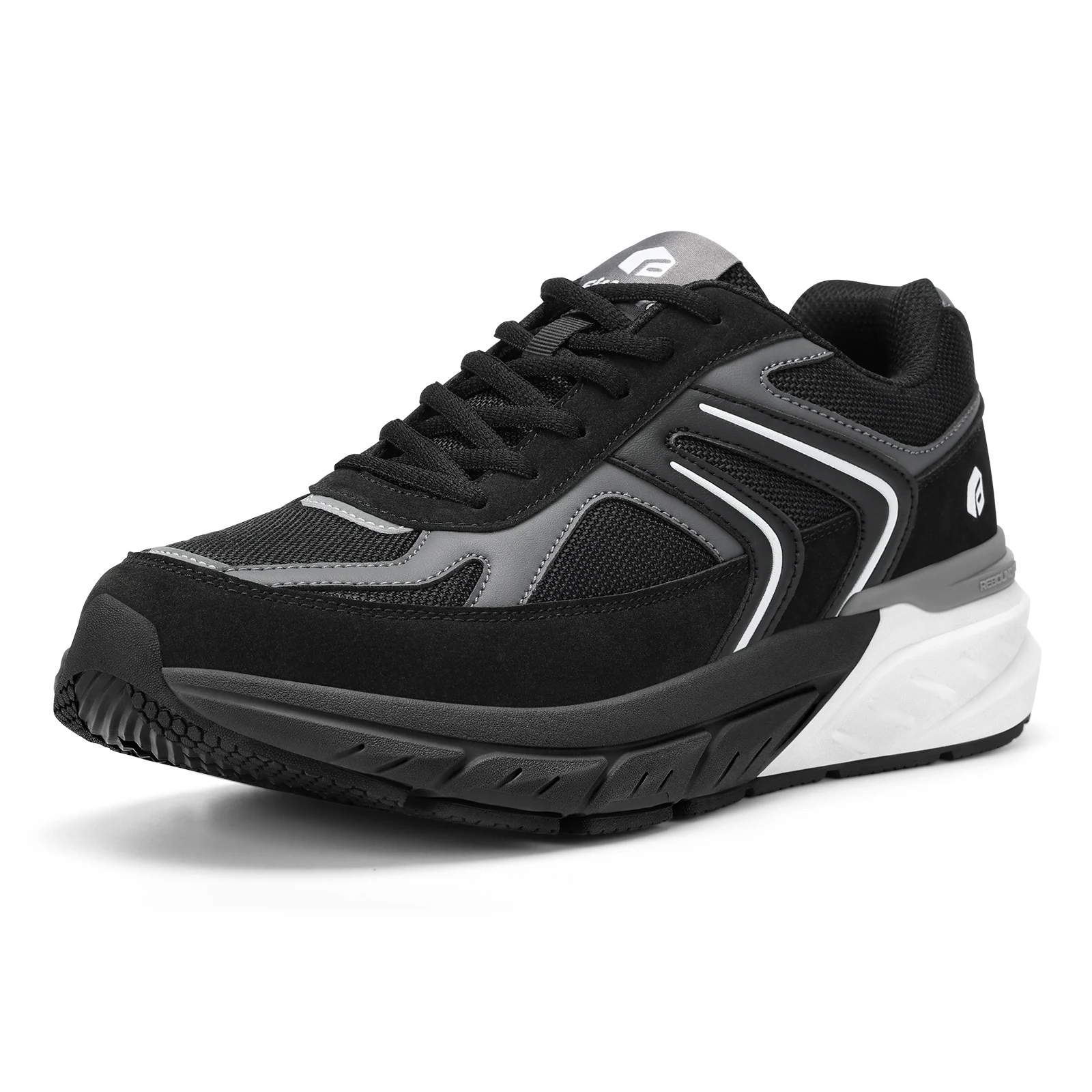 Fittington Wide Shoes For Man Walking Shoes Casual Sneakers Orthopedic Shoes Arch Support for Plantar Fasciitis Neuropathy