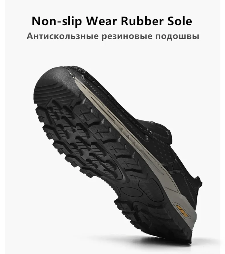 Brand Men Shoes High Quality Genuine Leather Men's Casual Shoes Slip On Comfort Business Man Flats Shoes Outdoor Men Work Shoes