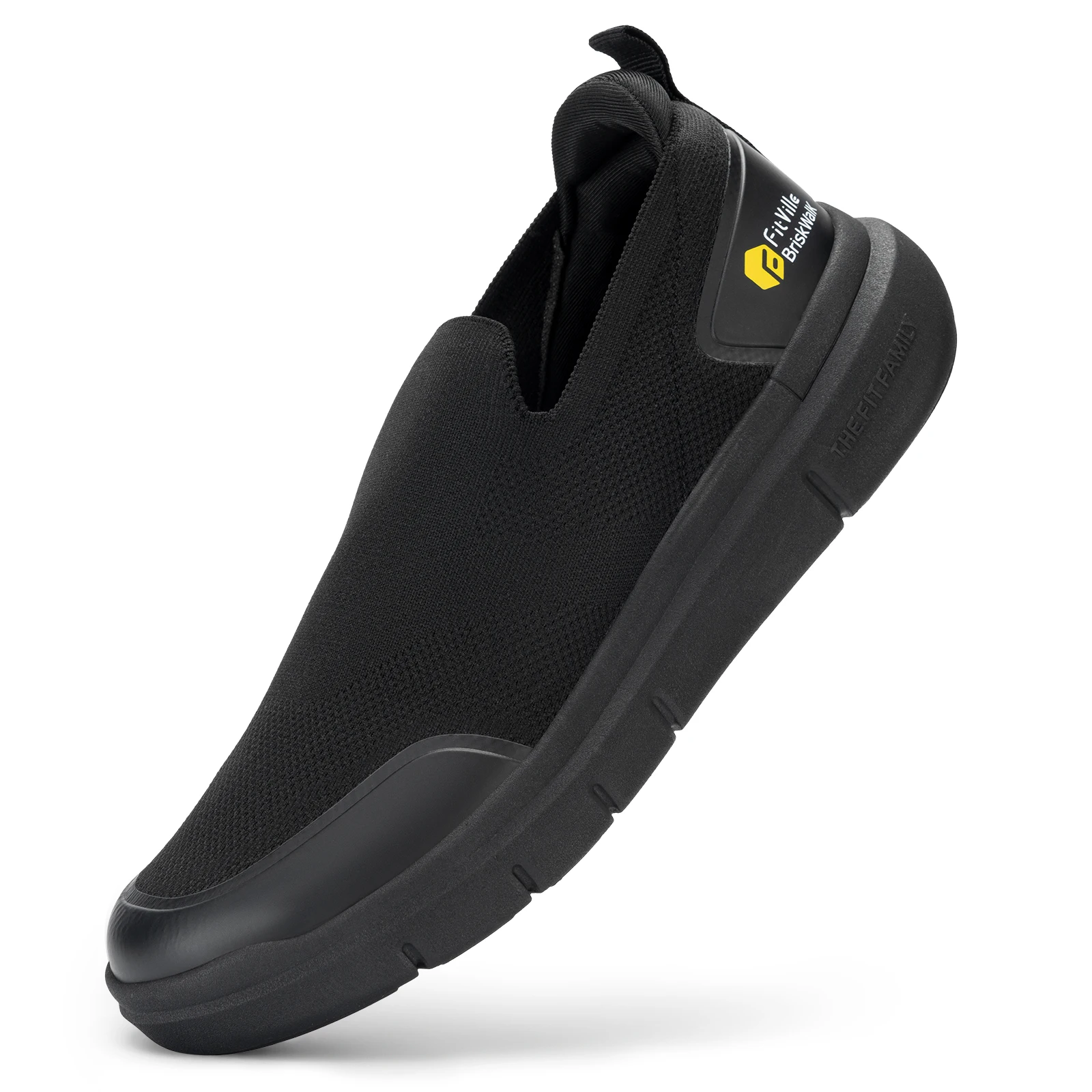 FitVille Men‘s Walking Shoes Extra Wide Plantar Fasciitis Shoes Lightweight for Swollen Feet Orthopedic Foot Pain Relief