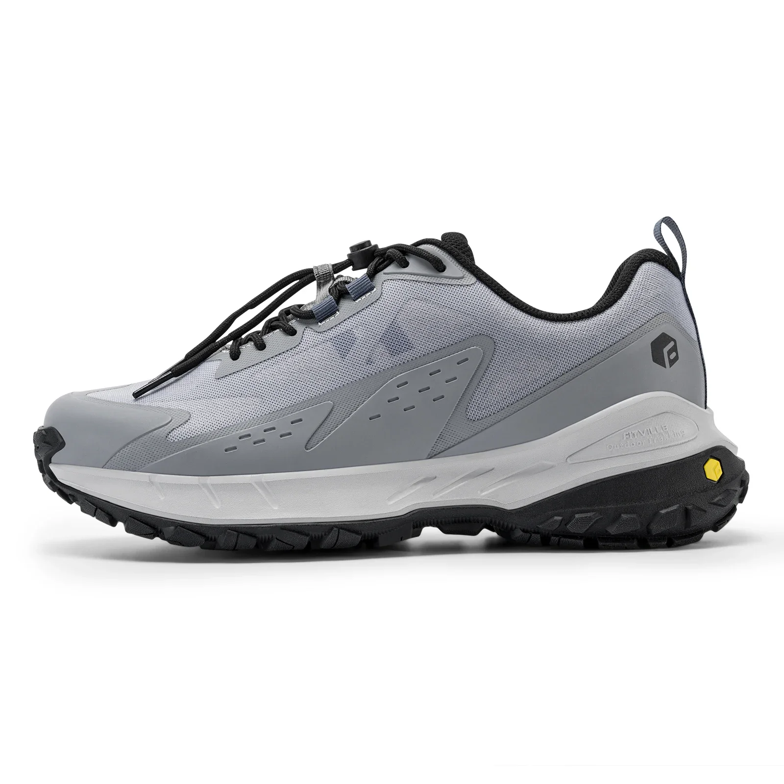 FitVille Wide Width Men'S Sneakers Non-Slip Comfortable Trekking Hiking Walking Shoes For Outdoor Shoe With Arch Support