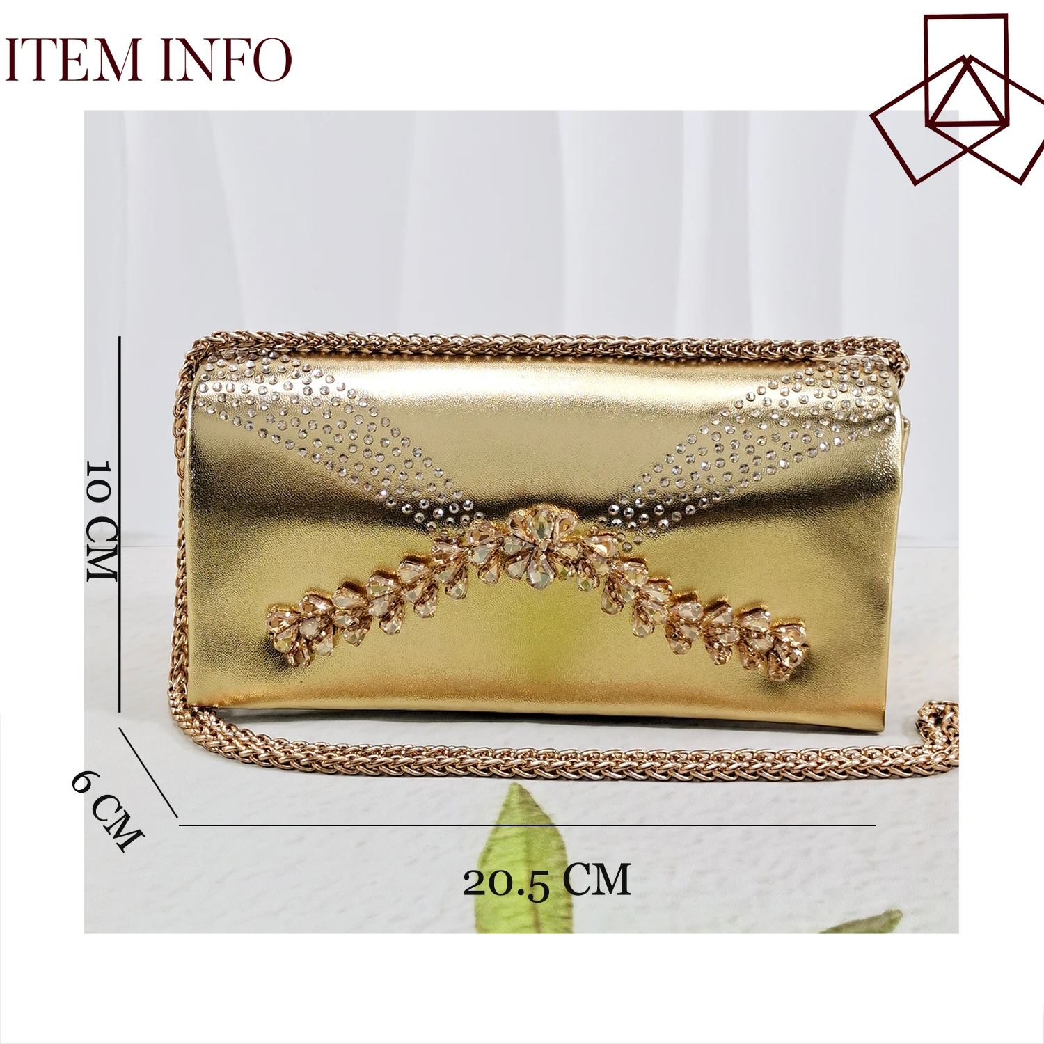 2026 Italian Inspired Gold Rhinestone HAND CRAFTED UPPER Pointed Toe Women High Heels Shoes and Bag Set Elegant Party Shoes