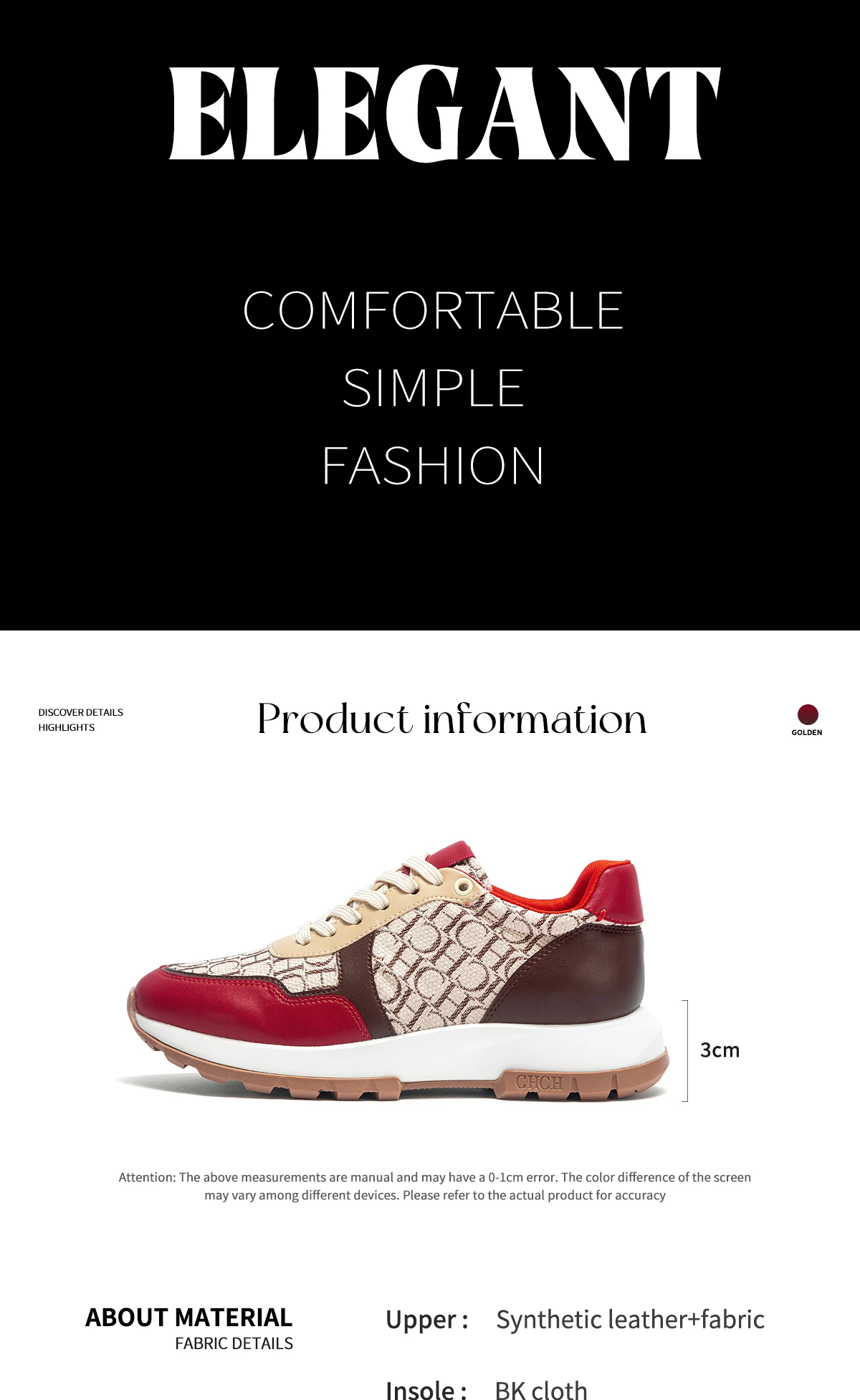 C-H Women's Shoes Vulcanized Winter New Anti slip Outdoor Walking Shoes Wine Red Girls Shoes Student