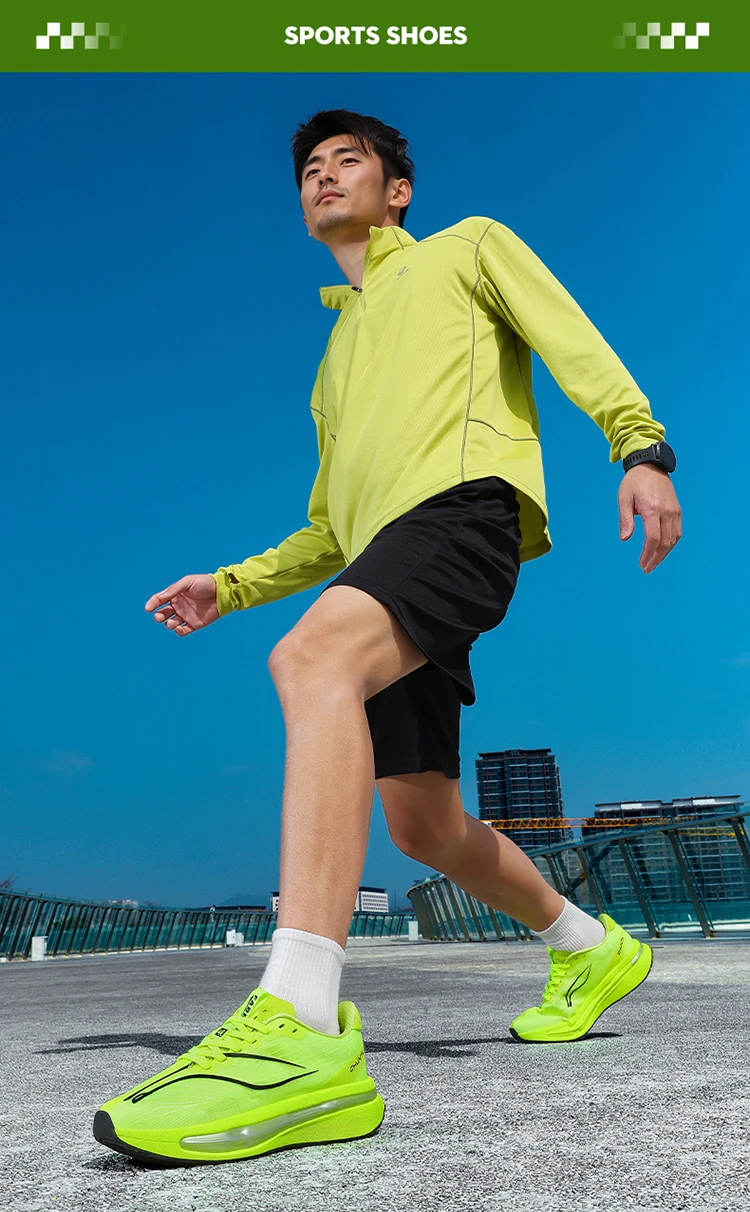 Professional racing shoes, lightweight, breathable, cushioned, Chunta rebounding, mesh surface, shock-absorbing, lightweight