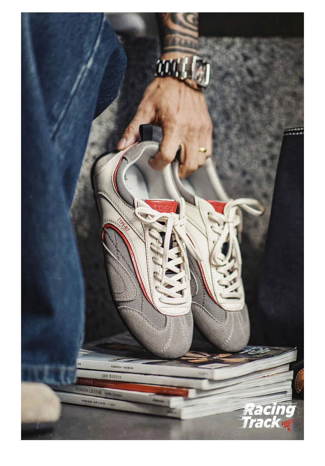 Maden Vintage Patchwork German Trainer Sneakers Spring and Summer Sports Low Breathable Racing Shoes Casual Shoes Unisex