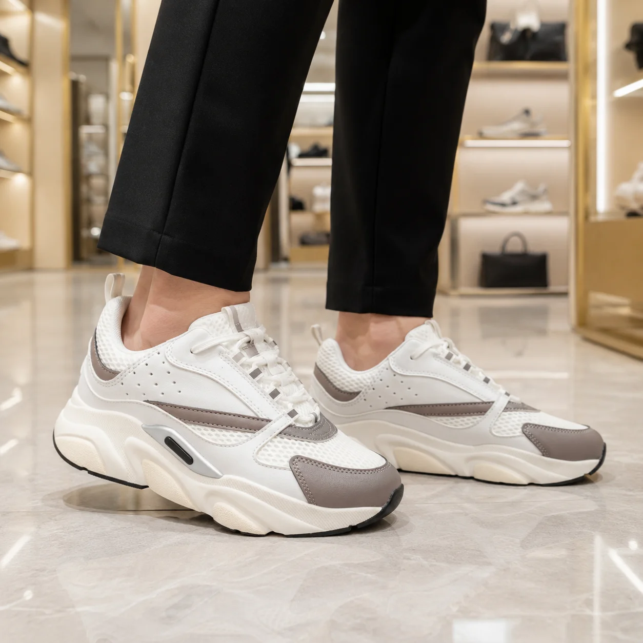 Brand Men Casual Shoes Thick Sole Breathable Fashion Sneakers Soft Male Walking Shoes DRLDX Zapatillas Hombre Luxury Mens Shoes