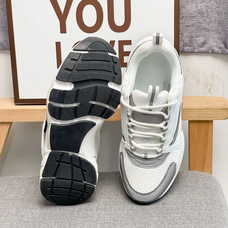 Brand Men Casual Shoes Thick Sole Breathable Fashion Sneakers Soft Male Walking Shoes DRLDX Zapatillas Hombre Luxury Mens Shoes