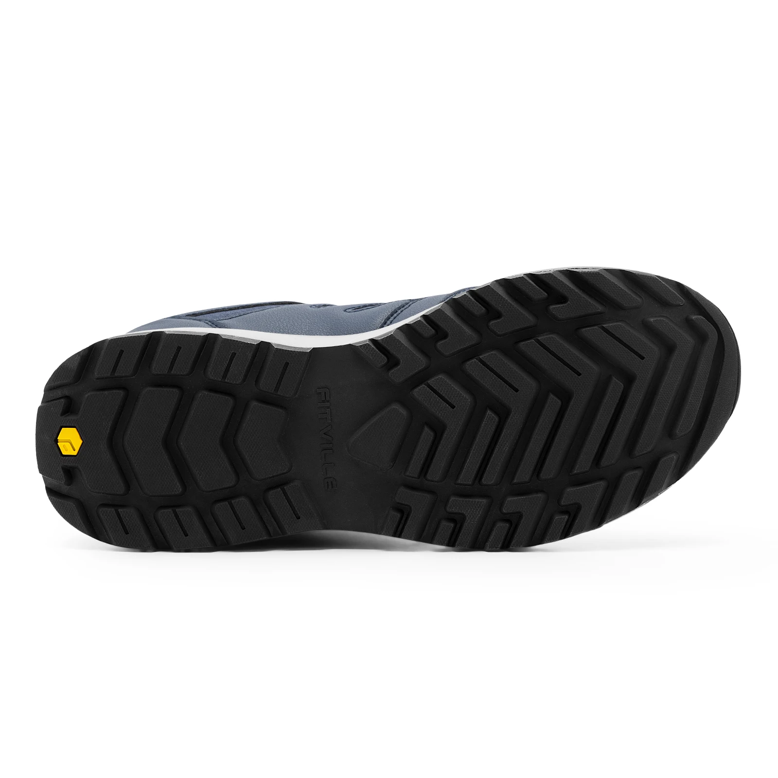 FitVille Wide Men's Shoes Hiking Waterproof Outdoor Work Trekking Trails Sneakers with Arch Support for Heel Pain Relief