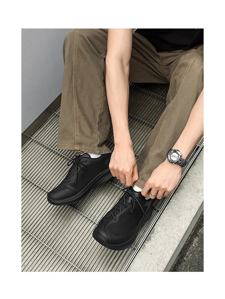 Summer Breathable Men's Shoes Outdoor Leisure Mountaineering Mesh Sports Shoes Fashion Leisure Hiking Footwear 38-46