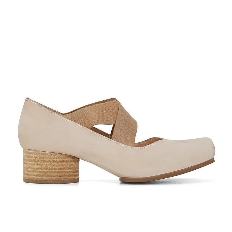 Spring/Summer Mary Jane Shoes Block Heel Pumps Cross Strap Chunky Mid Heel Vintage Elegant Dress Pumps Singel Shoes For Women