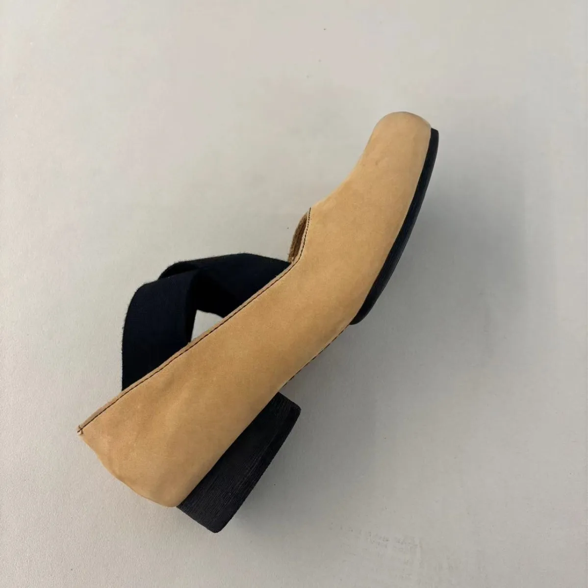 Spring/Summer Mary Jane Shoes Block Heel Pumps Cross Strap Chunky Mid Heel Vintage Elegant Dress Pumps Singel Shoes For Women