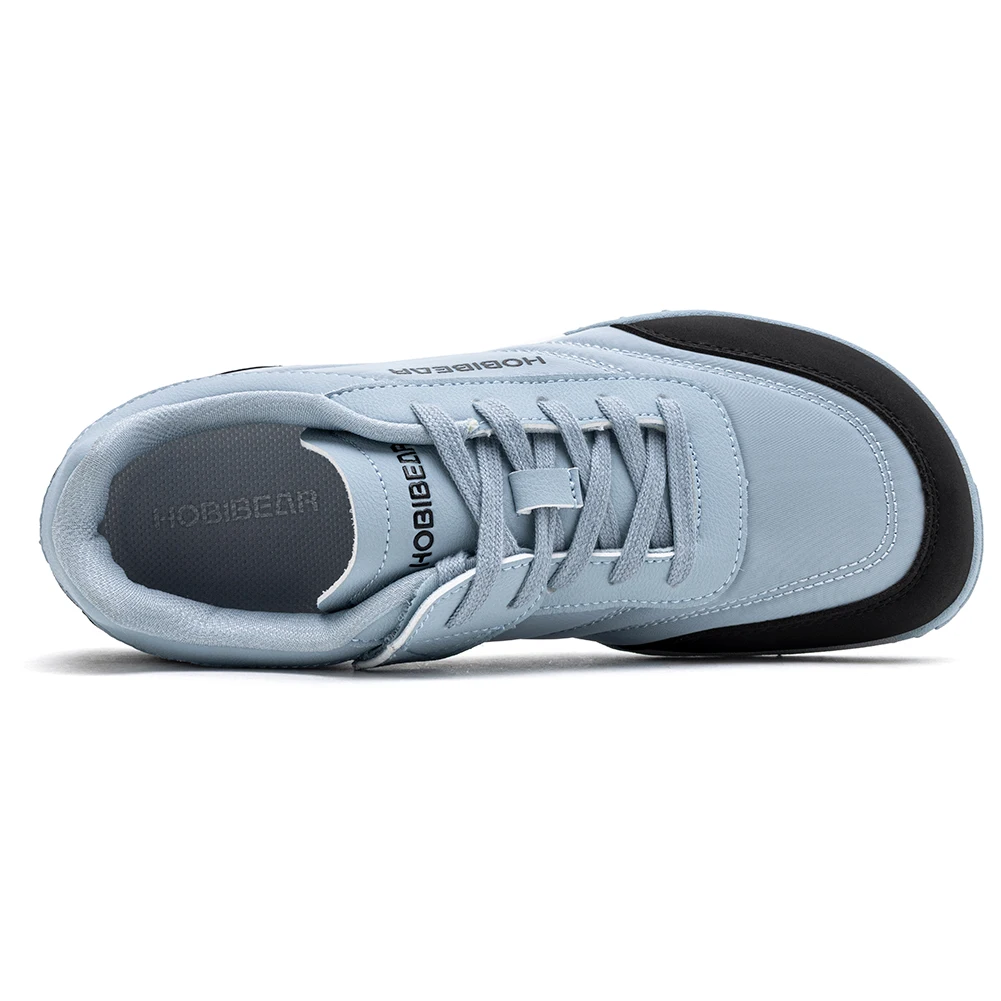HOBIBEAR Unisex Hiking Wide Width Sneakers Outdoor Cross Training Shoes Hook-Loop Lace Up Minimalist Barefoot Sneaker