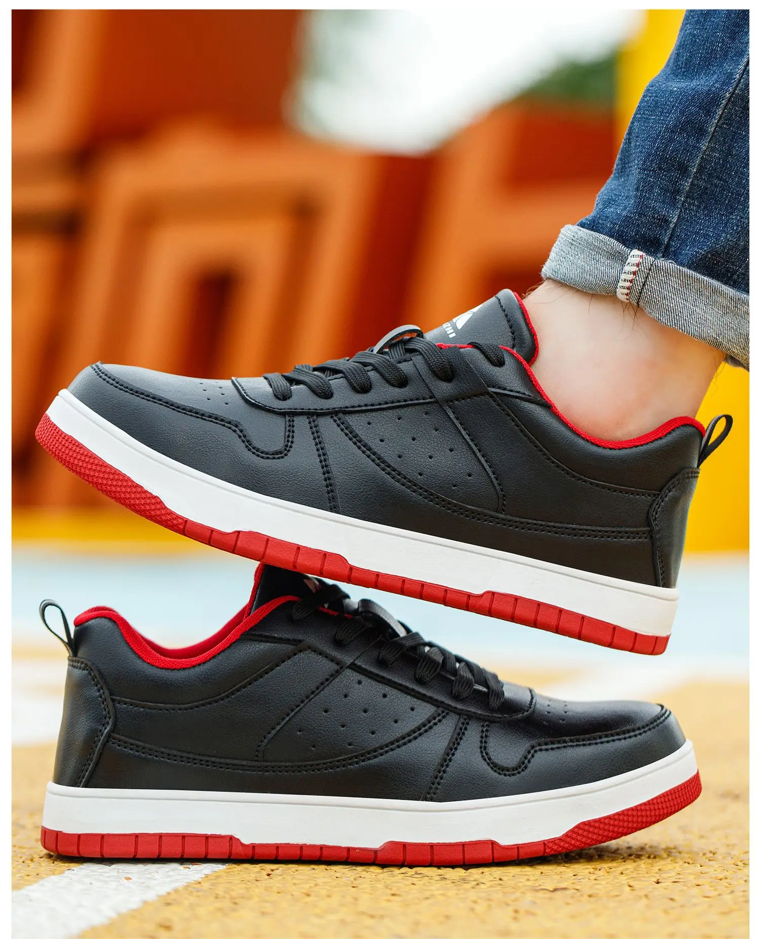 Black Anti Slip And Wear-resistant Casual Safety Shoes Anti-Smash Anti Puncture Work Sneakers Indestructible Shoes Protective