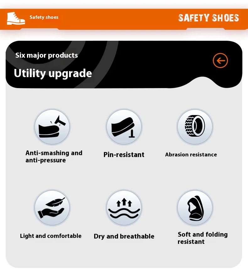 Waterproof Safety Boots For Men, Unbreakable Steel Toe Work Boots, Anti Smashing And Anti Stabbing, Comfortable Safety Shoes