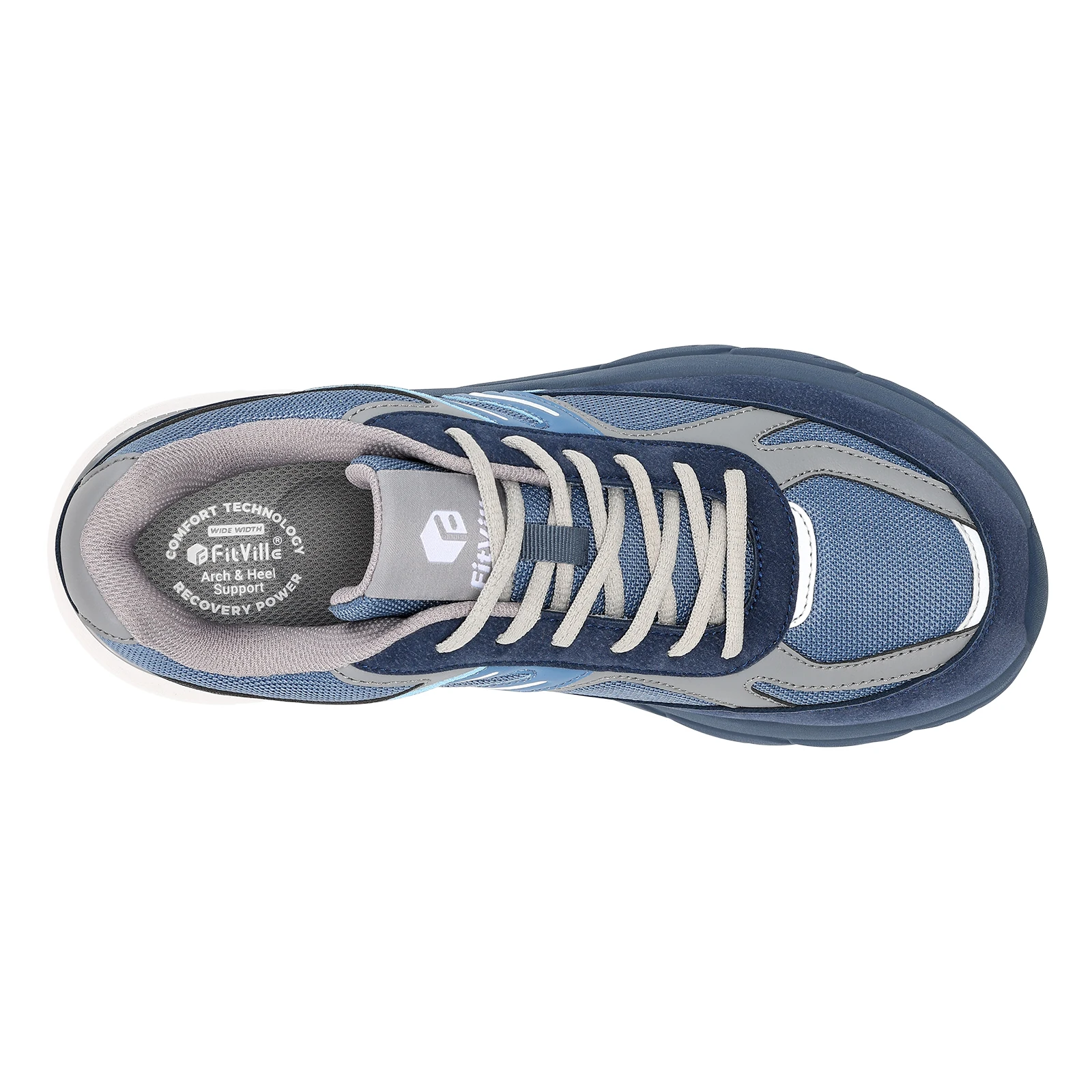 FitVille Extra Wide Shoes For Men Wide Walking Shoes Wide Width Casual Sneakers Comfortable Orthopedic Shoe Arch Support Lightweight For Swollen Feet Plantar Fasciitis Neuropathy