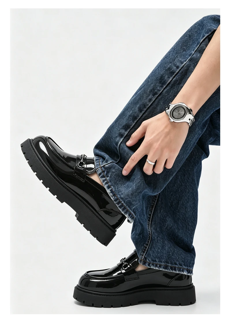 Leather Shoes Casual Business Shoes for Men Dress Tenis De Hombre Moccasins Mokasin Tenis Caballero Designer
