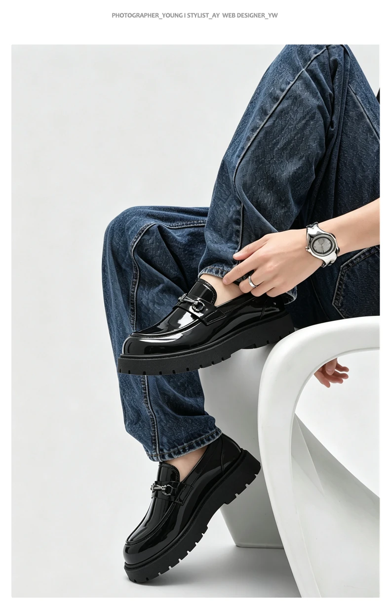 Leather Shoes Casual Business Shoes for Men Dress Tenis De Hombre Moccasins Mokasin Tenis Caballero Designer