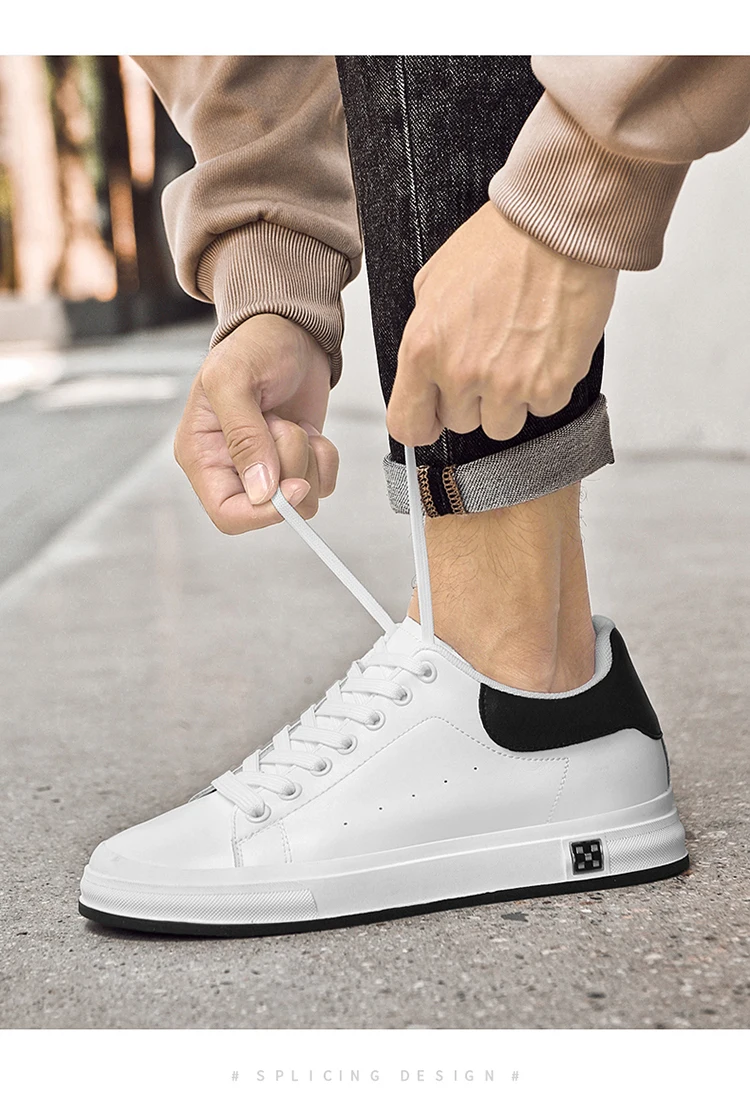 Elevator Shoes Men 6cm 8cm 10cm Lifting Board Shoes White Platform Male Sneakers Hidden Height Increase Sports Casual Shoes 2025