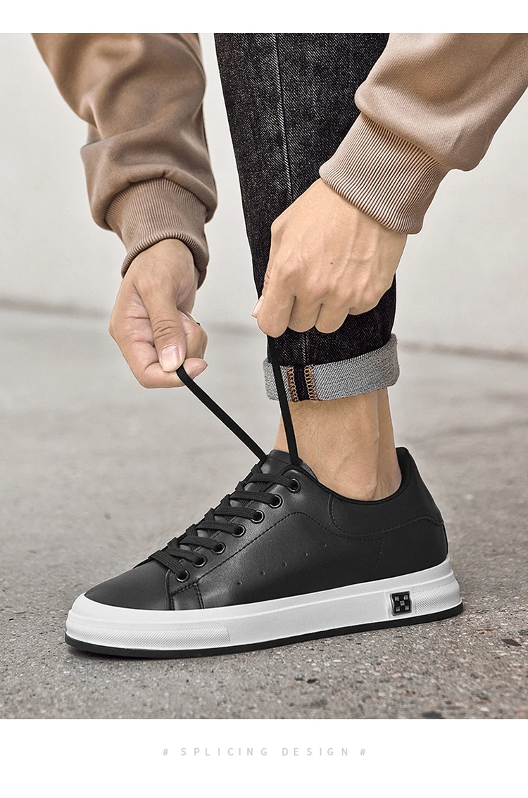 Elevator Shoes Men 6cm 8cm 10cm Lifting Board Shoes White Platform Male Sneakers Hidden Height Increase Sports Casual Shoes 2025