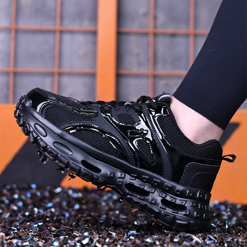 Fashion Women's Safety Shoes Anti-smash Anti-Puncture Work Sneakers Steel Toe Shoes Breathable Lightweight Protection Shoes 2026