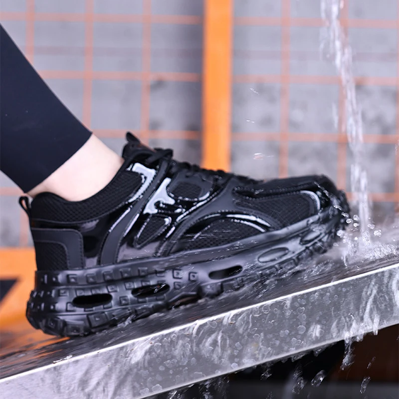 Fashion Women's Safety Shoes Anti-smash Anti-Puncture Work Sneakers Steel Toe Shoes Breathable Lightweight Protection Shoes 2026
