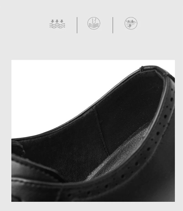 Men's Brogue Leather Shoes Fashionable Comfortable Business Formal Retro Derby Shoes UK Style Carved Floral Design-sjx26