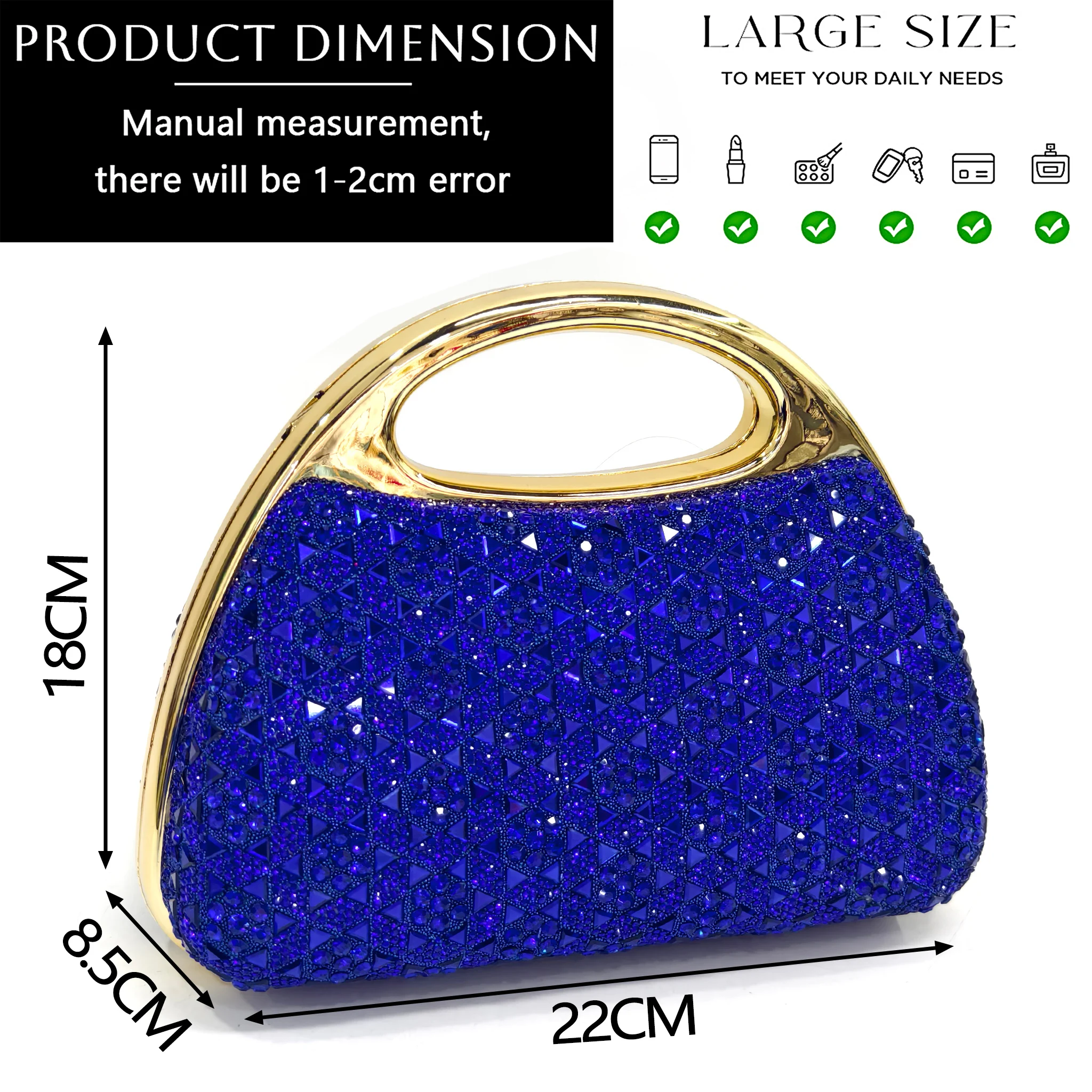 Venus Chan 2026 Women’s Italian Gold High Heels with Rhinestone Detail & Matching Bag Set - Stylish Pointed Toe Design