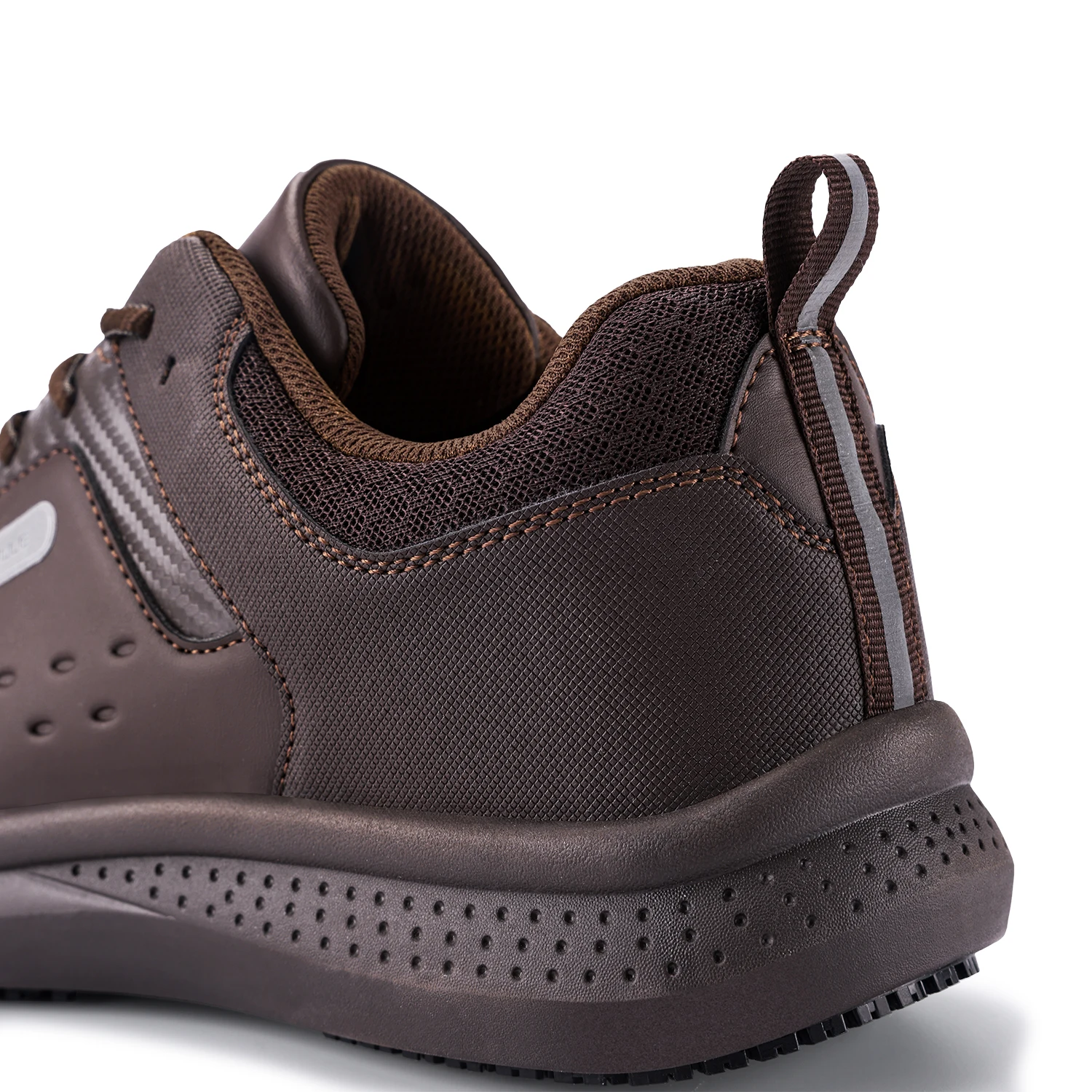 Fitville Extra Wide Toe Work Shoes Indestructable Steel Toe Protective Safety Shoes for Men Slip Resistant Comfortable Sneakers