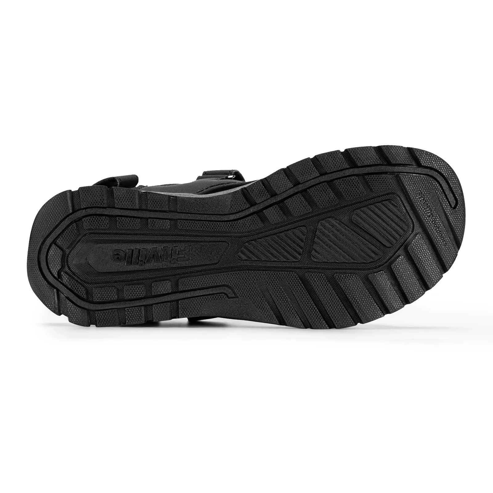 FitVille Mens Beach Sandals Wide Toe Box Walking Athletic Sandal For Men With Arch Support Cushion Slip-Resistant Beach Shoes