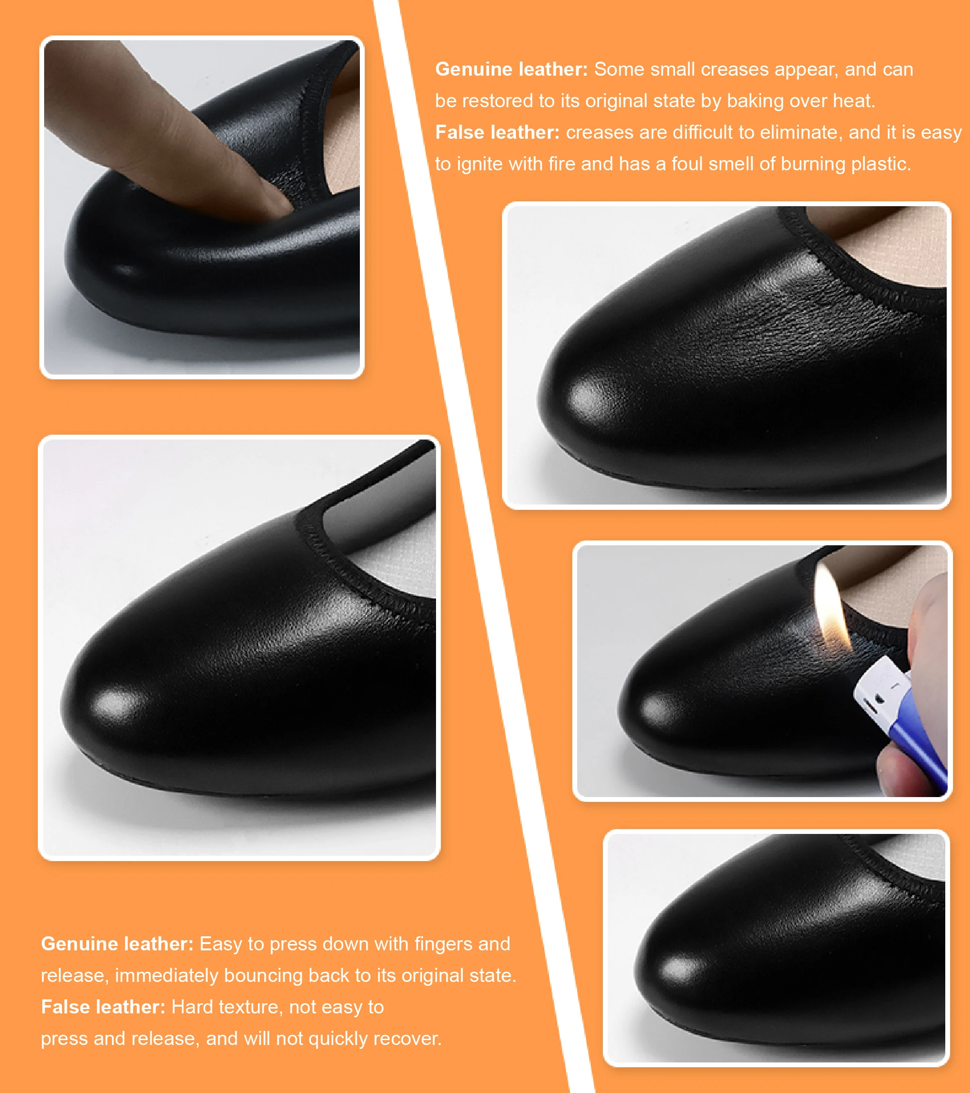 Comfortable and Breathable Mid-heel Genuine Leather Shoes Ideal for Waiters Office Staff Flight Attendants and Crew Members