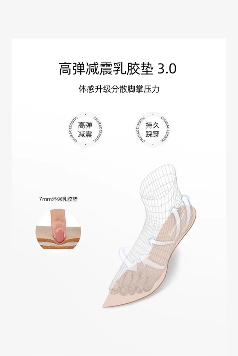 2026 New Black Suede High-Heeled Slippers with Sexy Temperament, Pointed and Thin Heels, Worn with a Toe Cover and Half Drag