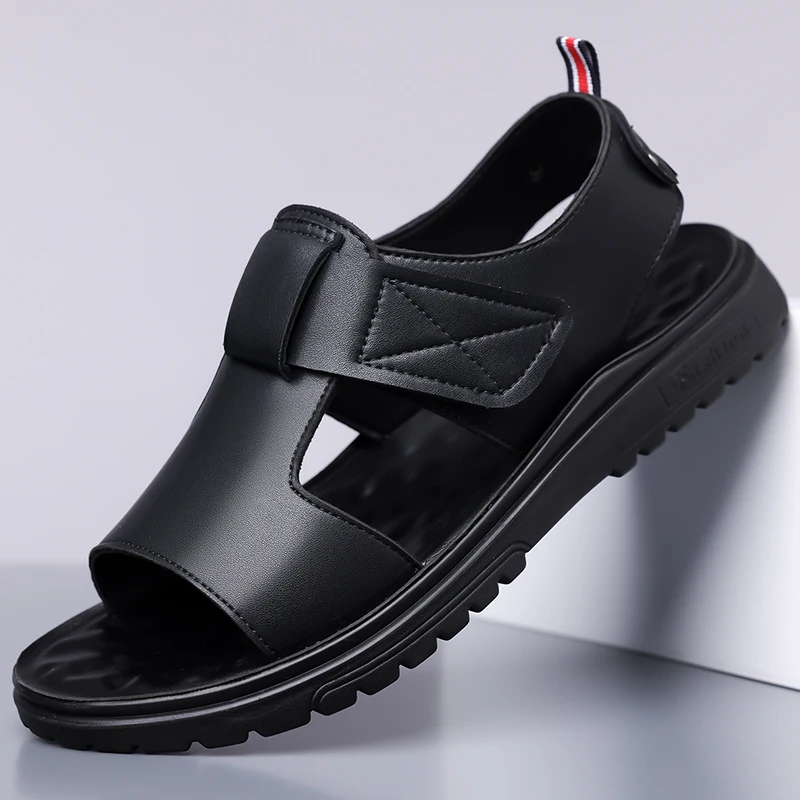 Men's Summer Fashion Sandals Trendy Beach Shoes Thick Bottom Soft Bottom Outdoor Slippers Comfortable Footwear for Men-6189