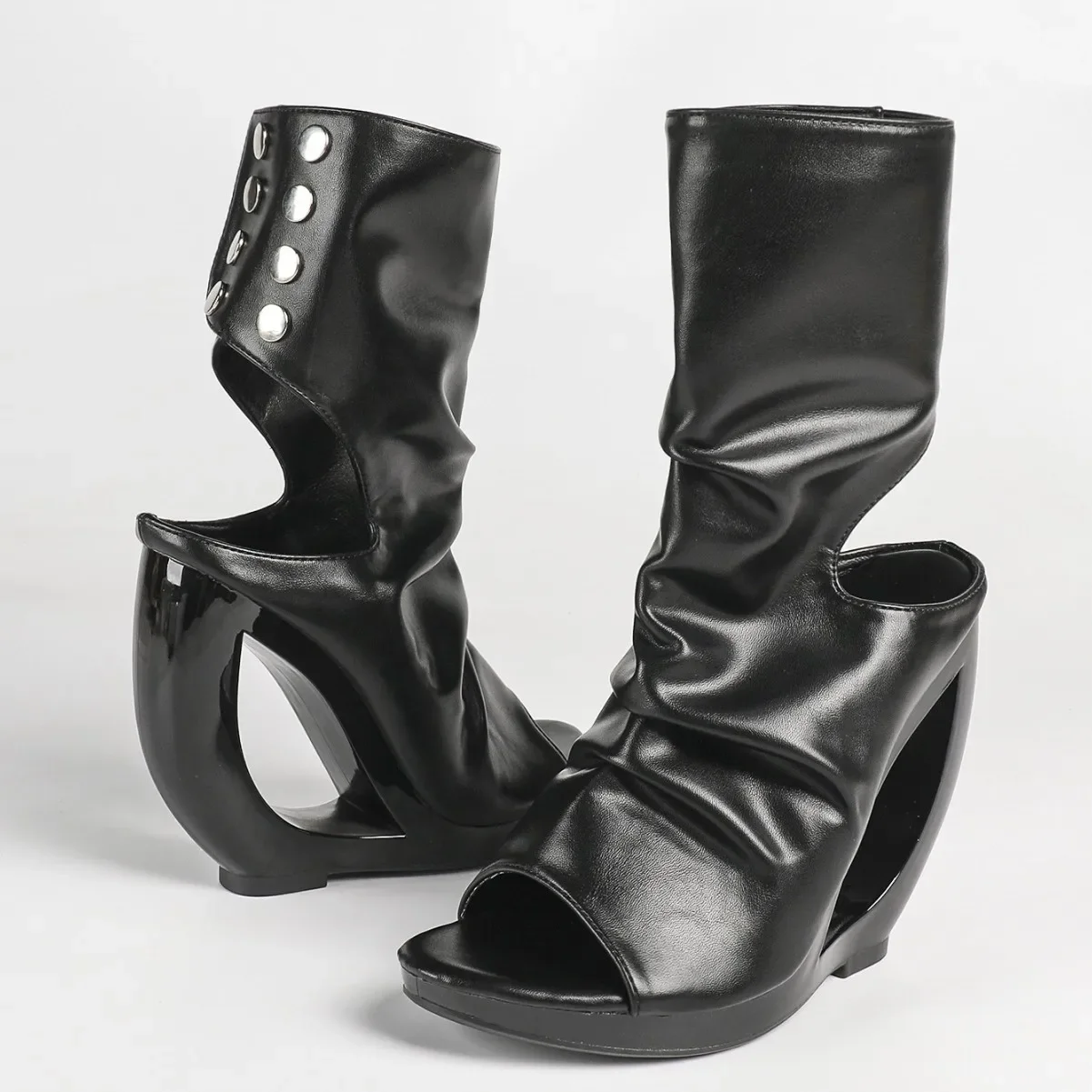 MCLUBGIRL 13cm Autumn Winter Women's Long Boots, Korean Style High Tube Over Knee Boots, Plus Size Student Daily Fashion Boots