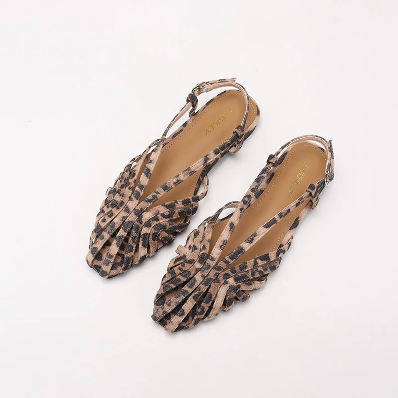 Advanced Narrow Band Women Flat Sandals Designer Brand Banquet Wedding Shoes Summer Hollow Beach Gladiator Sandalias big size 43